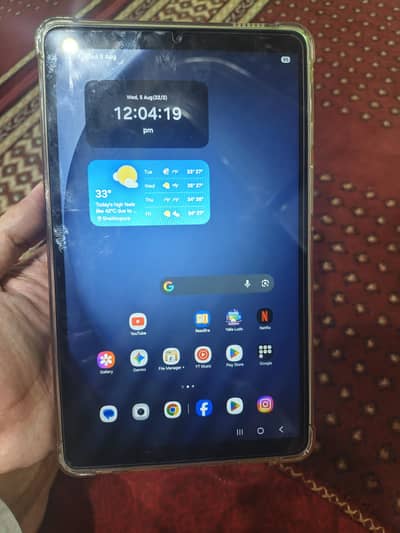 Samsung a9 tab just box open