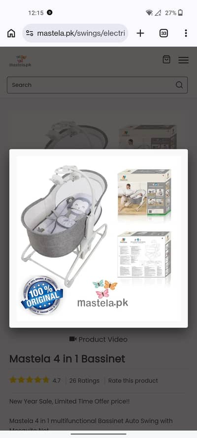 mustela 4in 1 electric swing for baby kids