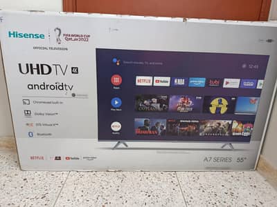 used 55inch UHD Android TV good working condition