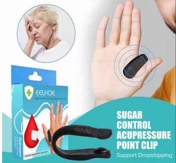 Acu-Relief LI4 Acupressure Point Clip – Natural Headache & Stress Relief Tool for Instant Relaxation. . . .