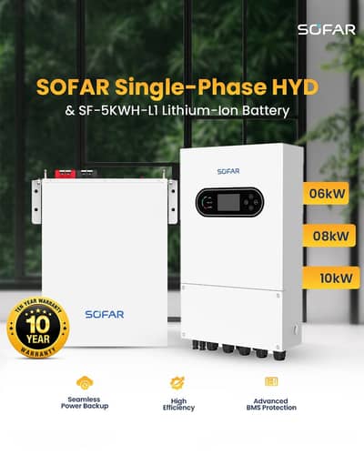 SOFAR Inverter & Battery Dealer in Pakistan | Genuine Warranty