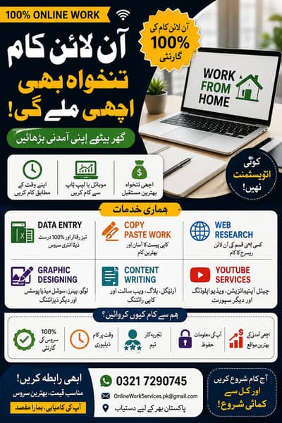 online jobs/full time/part time/simple typing jobs for boys and girls