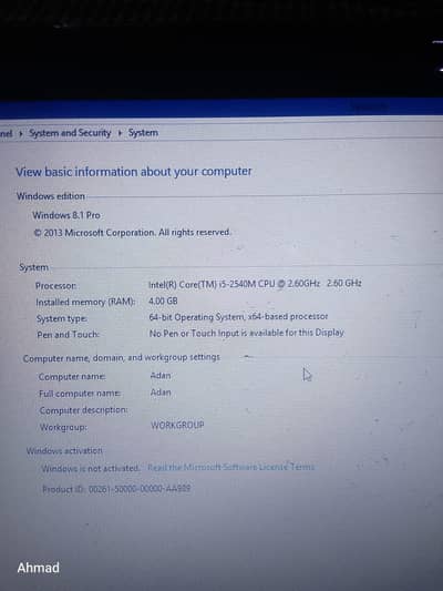 HP Elite Book 8460p
