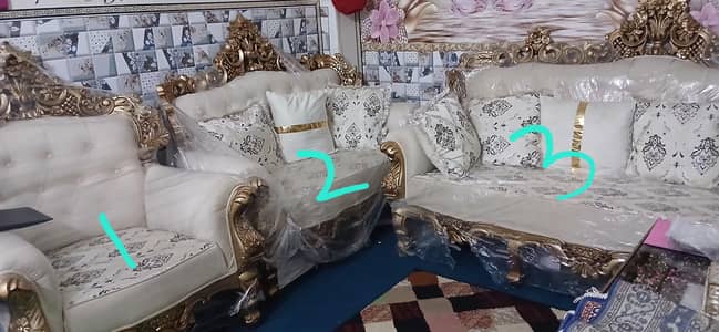 6 seater chaneoti sofa set brand new