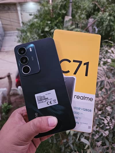 Realme C71 with Box & Original Charger 6/128GB Official PTA Approved