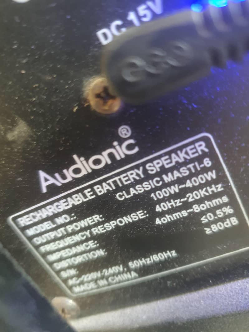 audionic speaker model masti 6 7