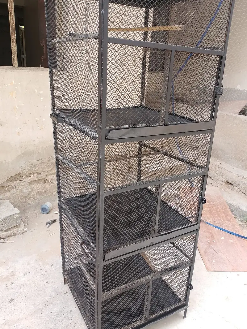 Custom Heavy Duty Iron Bird Cage — photo 2
