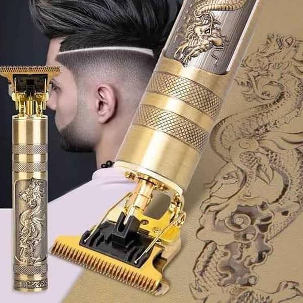 T9 Vintage Hair Trimmer for Men – USB Rechargeable Shaver and Clipper