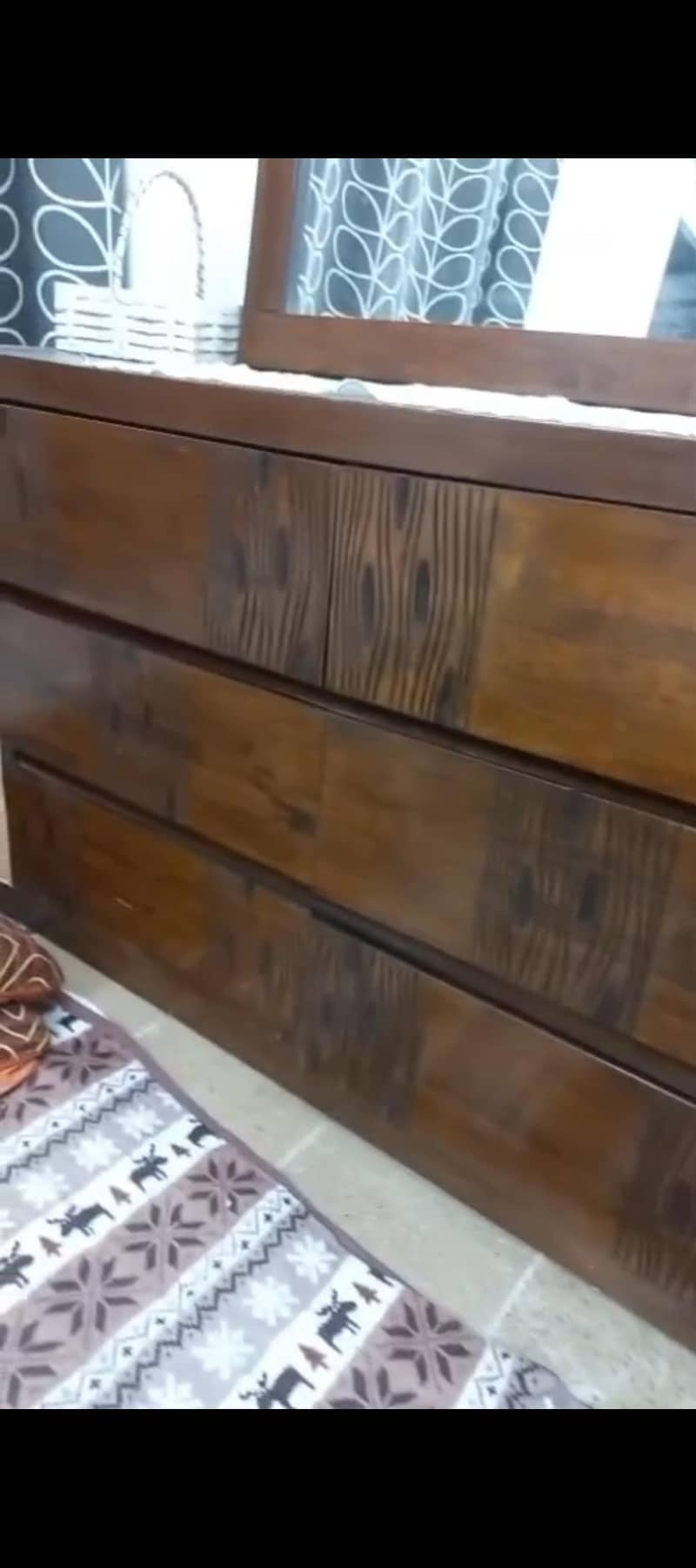 Solid Sheesham Wood Bed Set 2