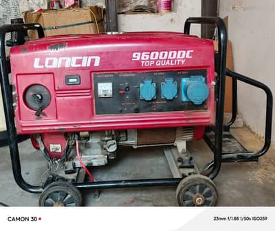 Loncin 6.5 kw generator, petrol and gas both 100% working