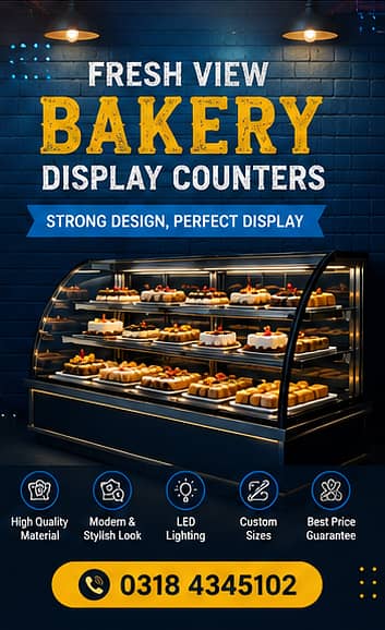 Counter for sale, Display Counter, Bakery Counter, Ice Cream Display