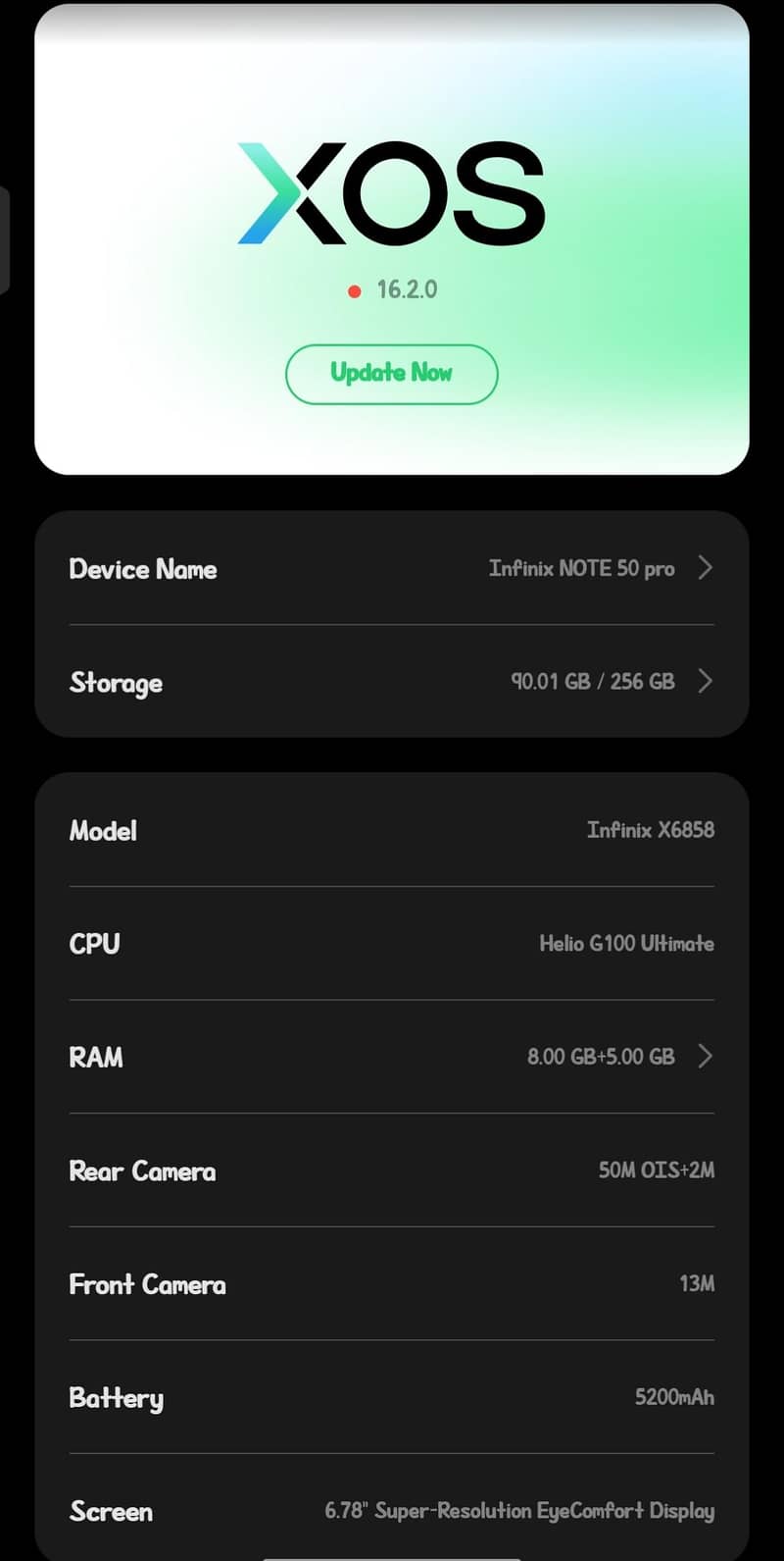 Infinix Note 50 1