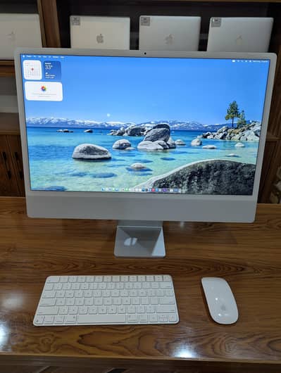 Imac 2021 M1 8 RAM 512 SSD 4 Thunder Pots With Magic 3 Pair