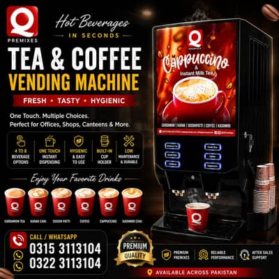 Tea Coffee Vending Machine | Instant Tea Coffee Machine For Sale
