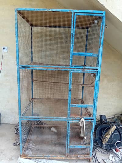 3 Story Big Size Breeding Cage for Parrots / Birds