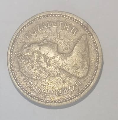 Queen Elizabeth II Sixpence Coin