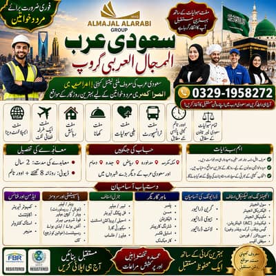 Security guard jobs / Accountant Jobs / Company Visa , Jobs in saudia