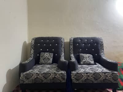 Complete Sofa Set (3-Seater Sofa + 2 Single Accent Chairs