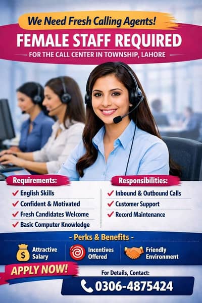 call center day shift job for fresh candidates