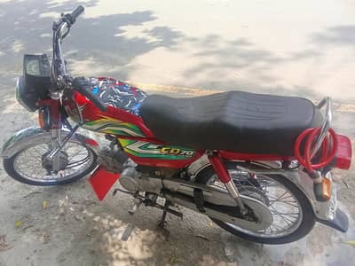 Honda 70 for sell 2023 model neat and clean koi kam ni hony wala