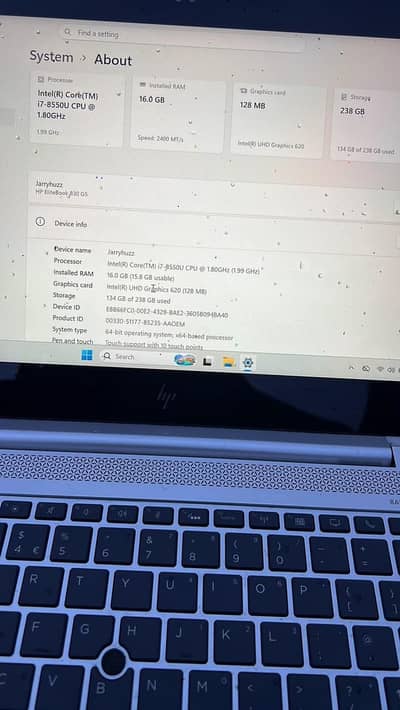 Hp Elite book 830 G5