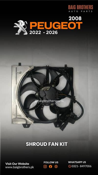 Kia Sorento RS 1.5 Alloy Wheel Fan Motor Shroud Handle Zlink Awd Fwd