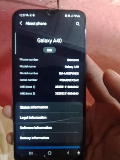 Samsung Mobile A40