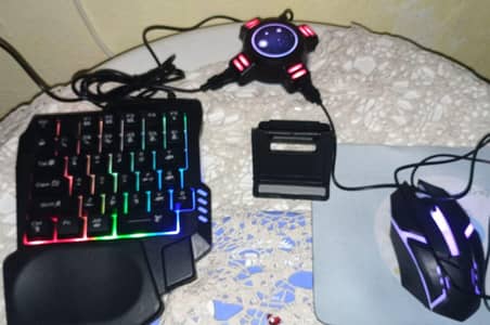 lightning mouse and keyboard for gaming