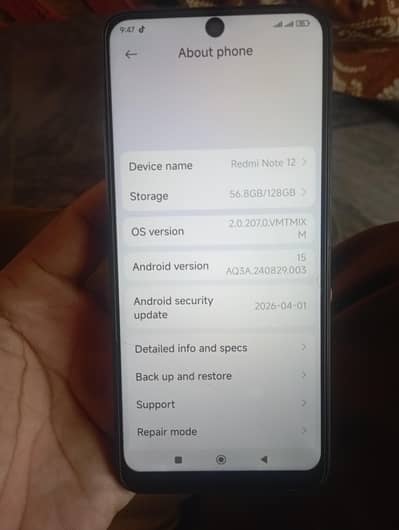 Xiaomi Redmi Note 12