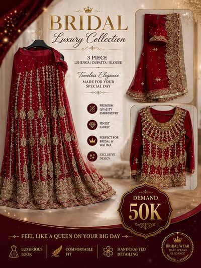 Heavy Gold Embroidered Red Kurti – Wedding / Fancy Wear