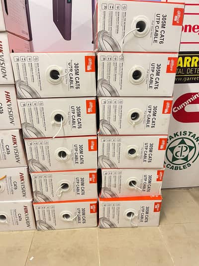 CAT 6 CABLES FOR NETWORKING & CCTV – HIKVISION | DAHUA | D-LINK |