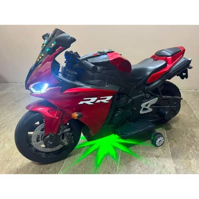 12V Kids Electric Sports Bike | Rechargeable Ride-On Motorcycle LED