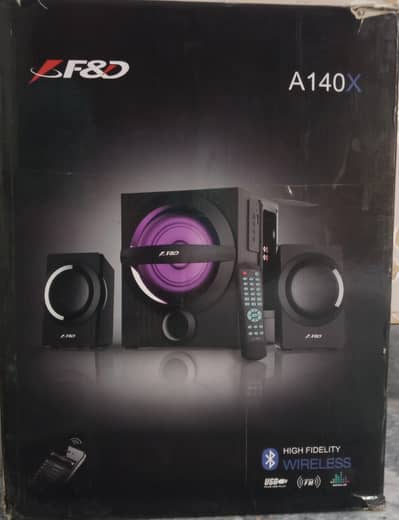 F&D A140X 2.1 Bluetooth Speaker – Excellent Condition