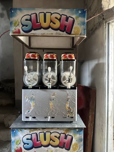 3 Tank / 3 Flavour Slush Machine available for sale.