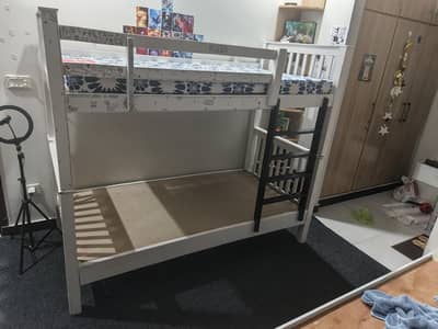 bunk bed with mattress age 12 to 14 year old