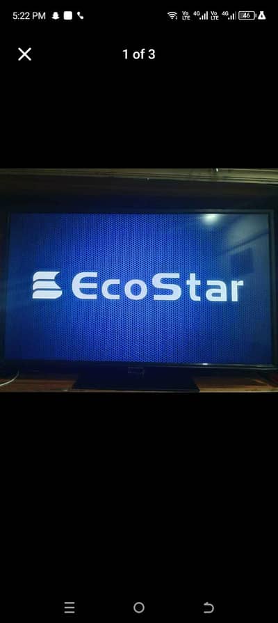 EcoStar 40 Inch LED TV + TV Box Setup - بالکل فریش کنڈیشن