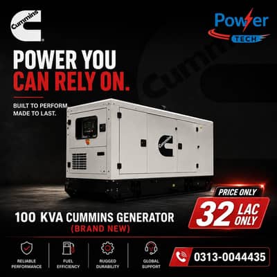 Generator 100 KVA in Lahore/Cummins Genrator/Diesel Generator/Pakistan
