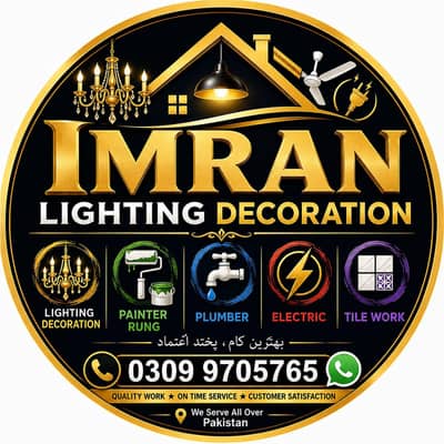 lighting decorations painter rung plumber Electric