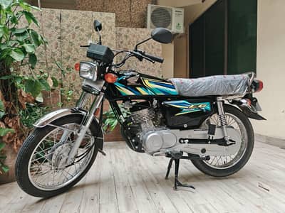 Registered Honda CG 125 Black Just Like Brand New