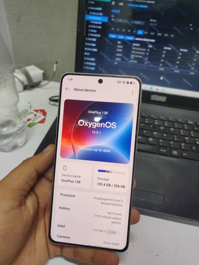 One Plus 13R 12+12GB/256 With Original box and charger 87k