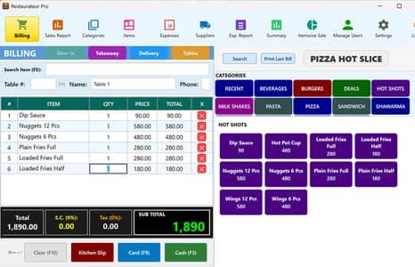 Restaurant Billing & Management Software