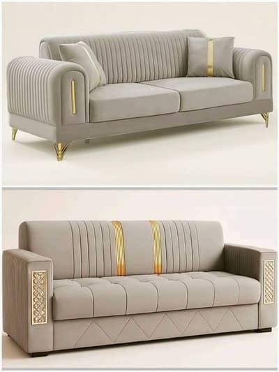 Sofa set - 5 seatr sofa - 6 seater sofa - L shape sofa - sofa cum bed