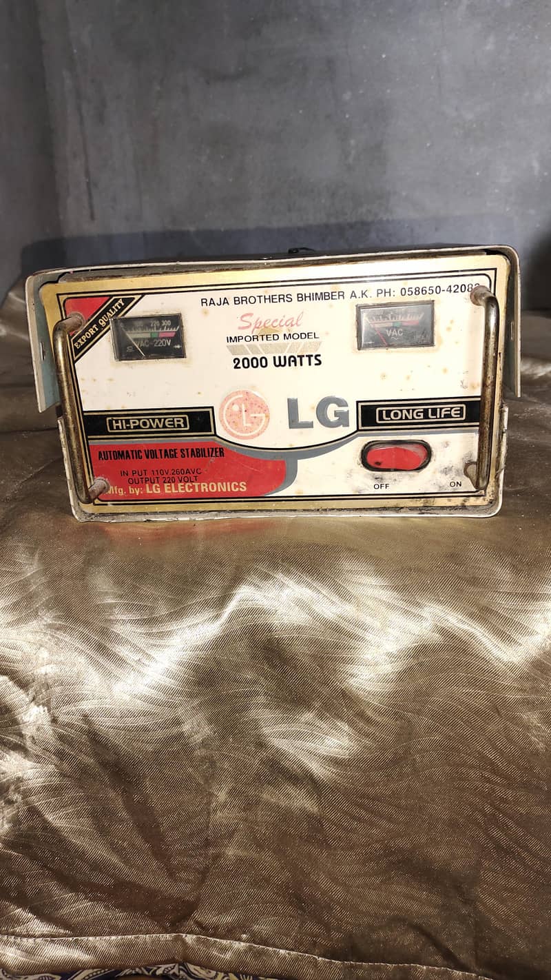 AUTOMATIC VOLTAGE STABILIZER 1