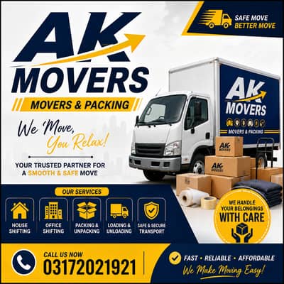 Movers & Packers Services/home shifting/Shehzore Mazda/Good Transport