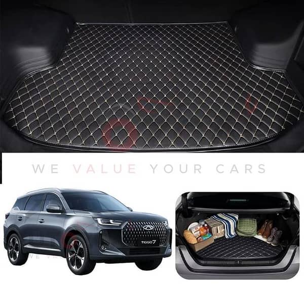 Chery Tiggo 7 7D Custom Car Trunk Mat - Model 2026