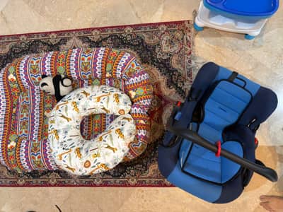 Baby snuggle bed , Car seat and Nursing pillow