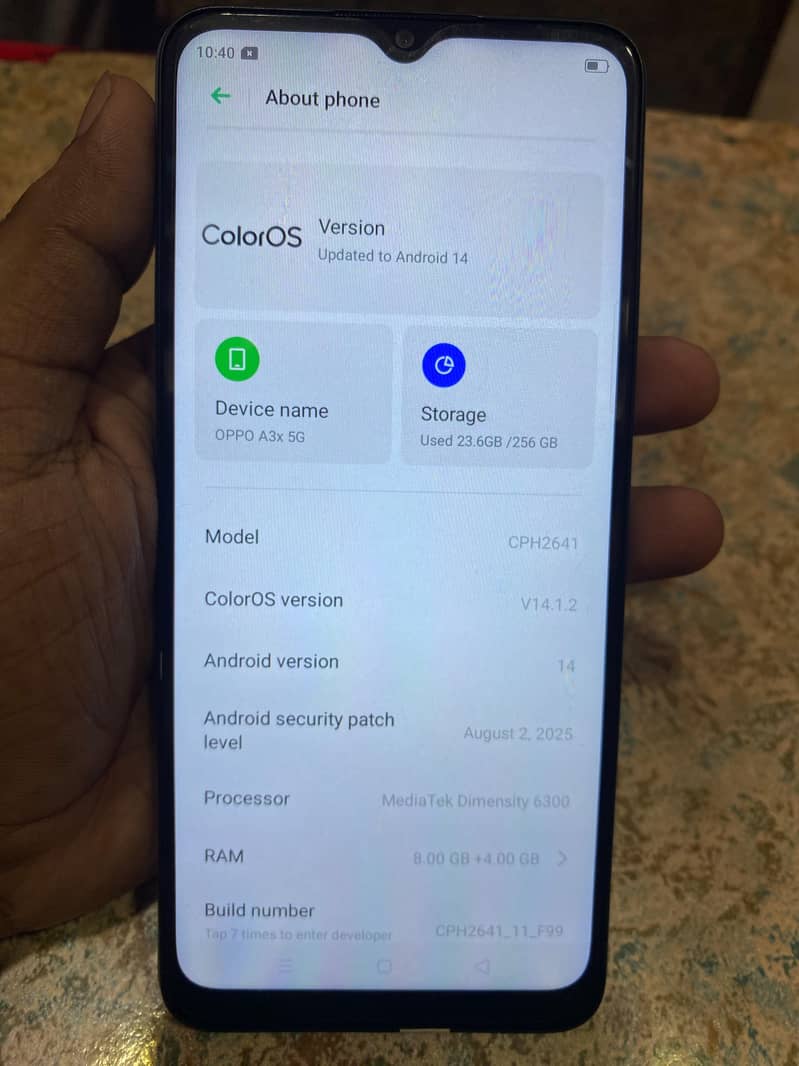 OPPO A3x 0