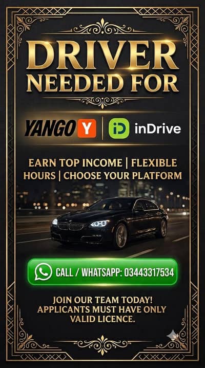 indrive yango job awalibel