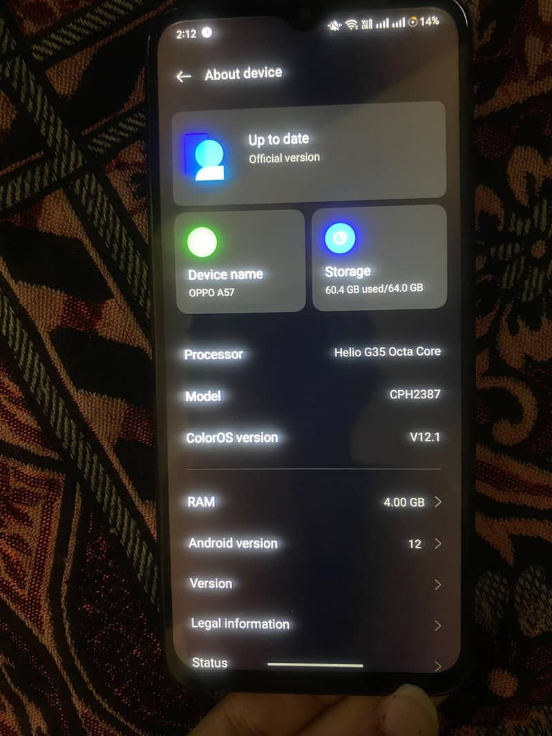 OPPO A57 3