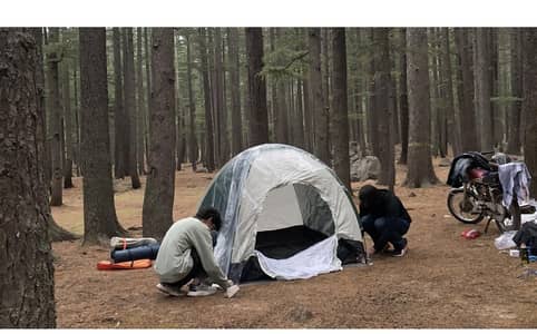Camp for travel